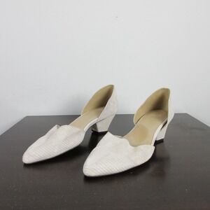 Eileen Fisher Rumi d'Orsay Women Low Heel Pumps Slip On Almond Toe 11 Beige 574